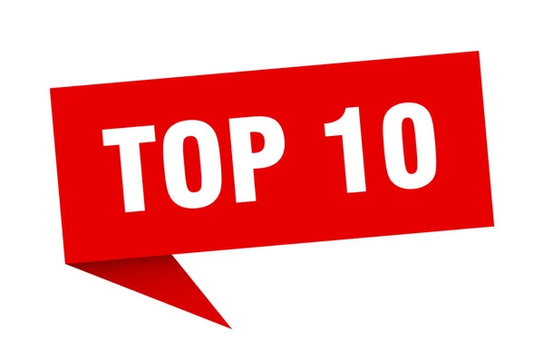 Top 10 — Wektor stockowy
