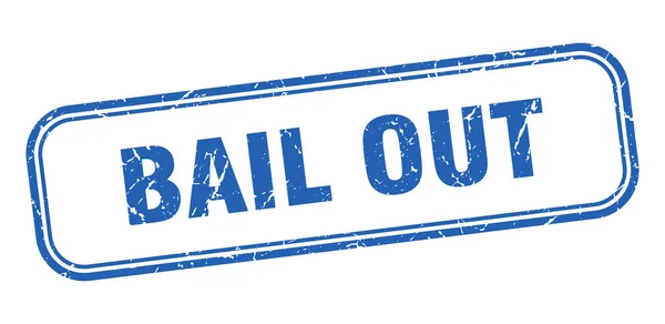 Bail out — Stock Vector