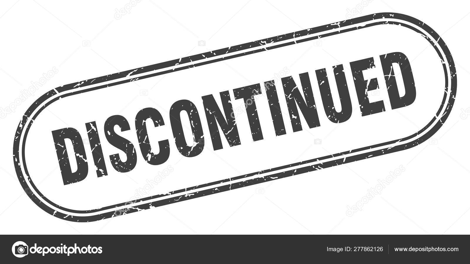 Discontinued Stock Vector by ©Aquir014b 277862126