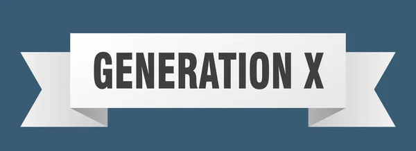 Generation x — Stock Vector