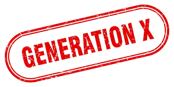 Generation x — Stock Vector