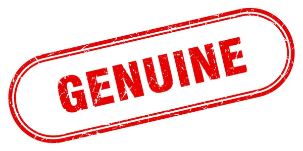 Genuine — Stock Vector