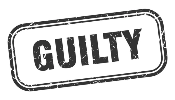 Guilty — Stock Vector