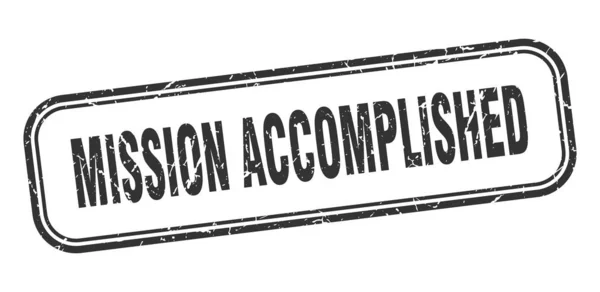 Mission accomplished — Stock Vector