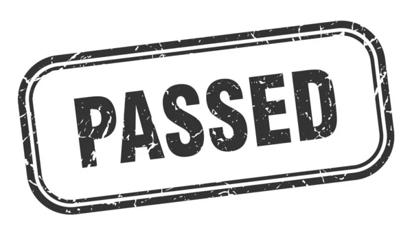 Passed — Stock Vector