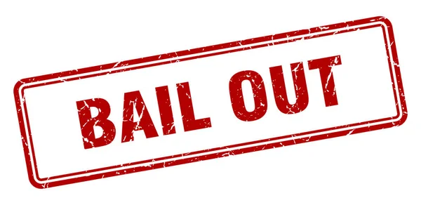 Bail out — Stock Vector