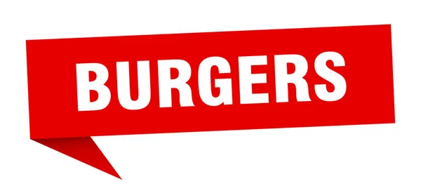 Burgery — Stockový vektor