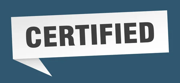 Сертифікований — стоковий вектор