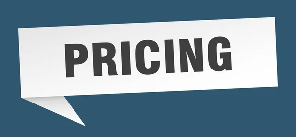 Établissement des prix — Image vectorielle