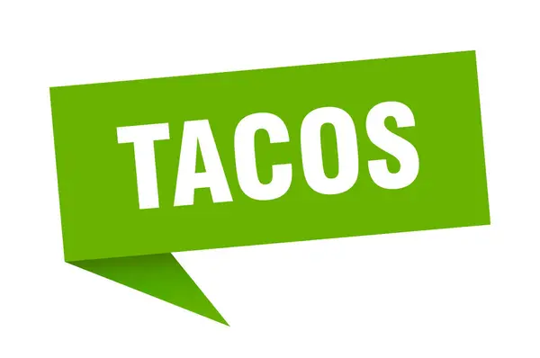 Tacos de — Vetor de Stock