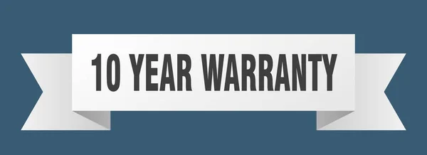 10年間の保証 — ストックベクタ