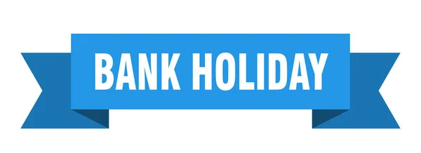 Bank holiday — Stock Vector