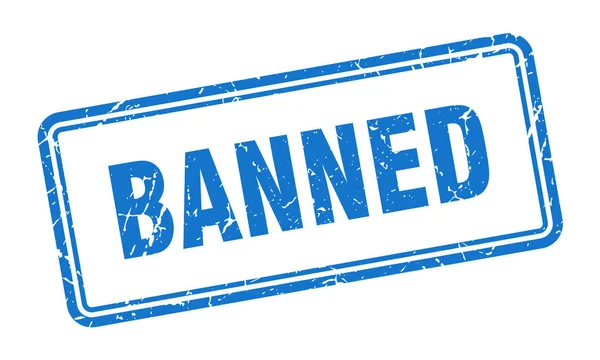 Banned — Stock Vector