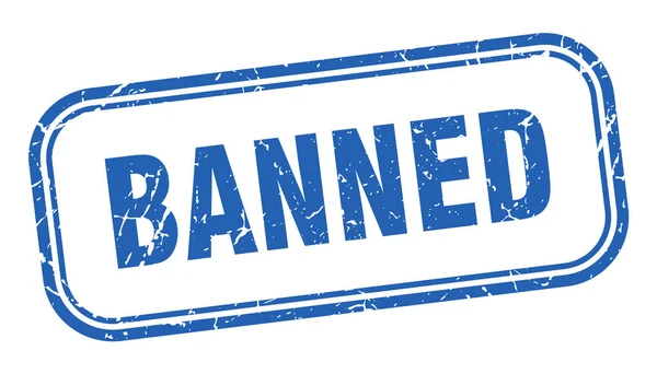 Banned — Stock Vector