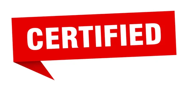 Certificato — Vettoriale Stock