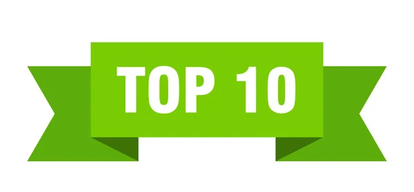 Top 10 — Stockvektor