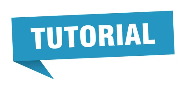 Tutorial — Vettoriale Stock