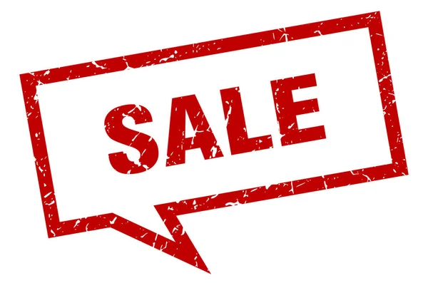 Sale sign. sale square speech bubble. sale — Stock Vector