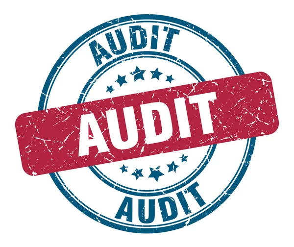 Audit stamp. audit round grunge sign. audit — Stock Vector