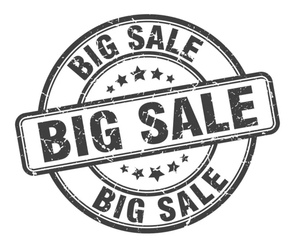 Big sale stamp. big sale round grunge sign. big sale — Stock Vector