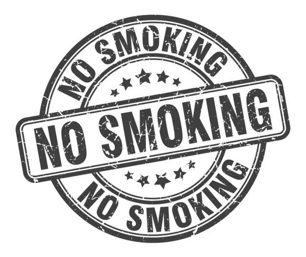 Non fumare francobolli. non fumare segno grunge rotondo. non fumare — Vettoriale Stock