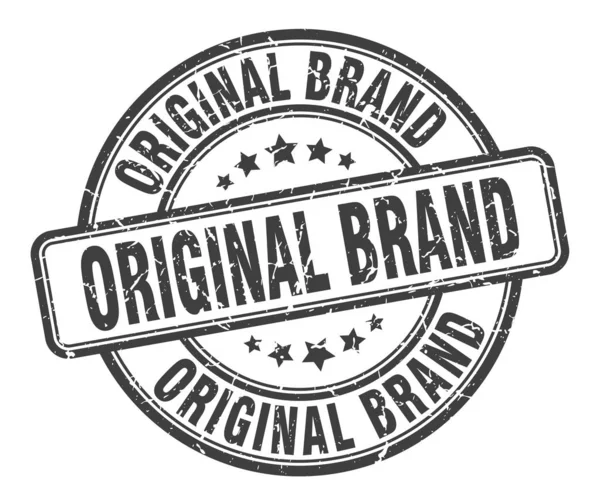 Originální značkovací razítko. originální značka kolem grunge Sign. originální značka — Stockový vektor