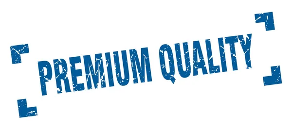 Sello de calidad premium. signo grunge cuadrado de calidad premium. calidad premium — Vector de stock