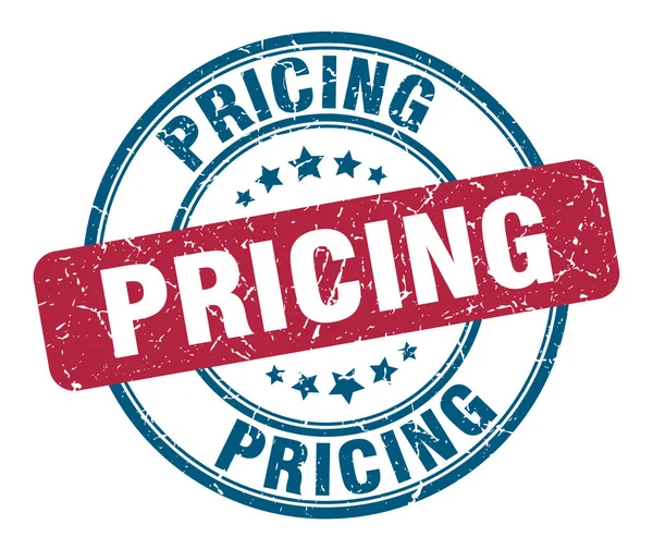 Ценовая марка. ценообразование вокруг знака гранжа. ценообразование — стоковый вектор
