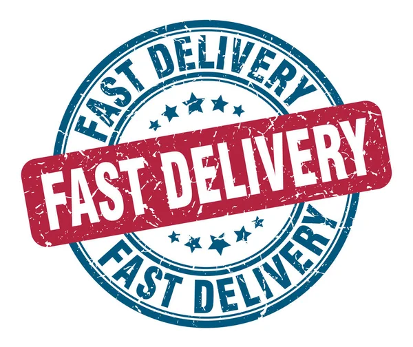 Fast delivery stamp. fast delivery round grunge sign. fast delivery — Stock Vector