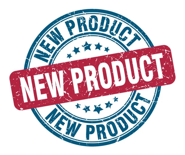 Neuer Produktstempel. neues Produkt Round Grunge Zeichen. neues Produkt — Stockvektor