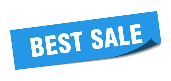 Καλύτερο αυτοκόλλητο πώλησης. καλύτερη πώληση τετράγωνο μεμονωμένο σημάδι. καλύτερη πώληση — Διανυσματικό Αρχείο