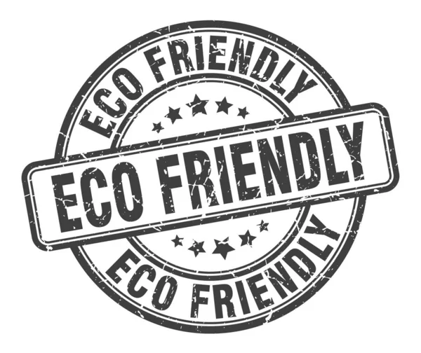 Miljövänlig stämpel. miljövänlig runda grunge tecken. Eco Friendly — Stock vektor