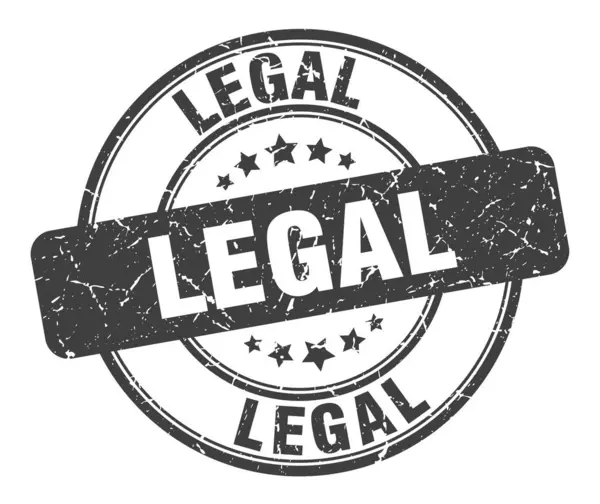 法律印章。法律轮怪号。法律 — 图库矢量图片