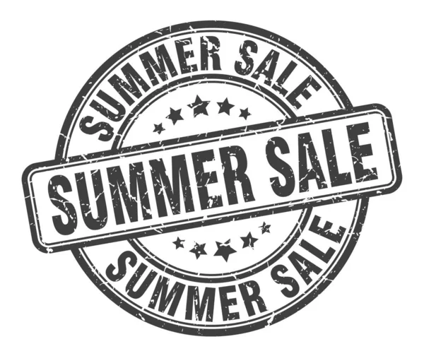 Sello de venta de verano. venta de verano ronda signo grunge. venta de verano — Archivo Imágenes Vectoriales
