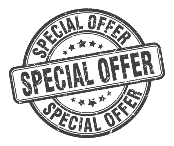 Selo oferta especial. oferta especial redondo sinal grunge. oferta especial —  Vetores de Stock