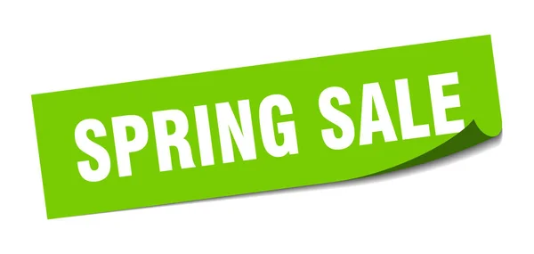 Lente verkoop sticker. lente verkoop vierkant geïsoleerd teken. lente Sale — Stockvector