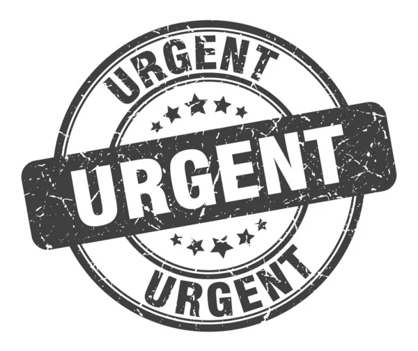 Urgent stamp. urgent round grunge sign. urgent — Stock Vector