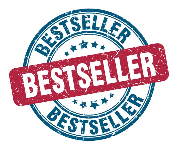 Selo de best-seller. best-seller redondo sinal grunge. bestseller — Vetor de Stock