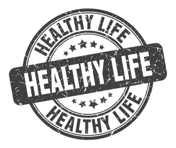 Штамп здорового образа жизни. здоровой жизни вокруг гранж знак. здоровый образ жизни — стоковый вектор