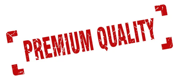 Sello de calidad premium. signo grunge cuadrado de calidad premium. calidad premium — Archivo Imágenes Vectoriales
