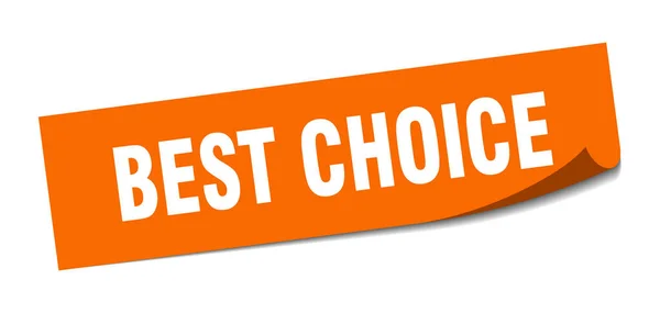 Best choice sticker. best choice square isolated sign. best choice — Stock Vector