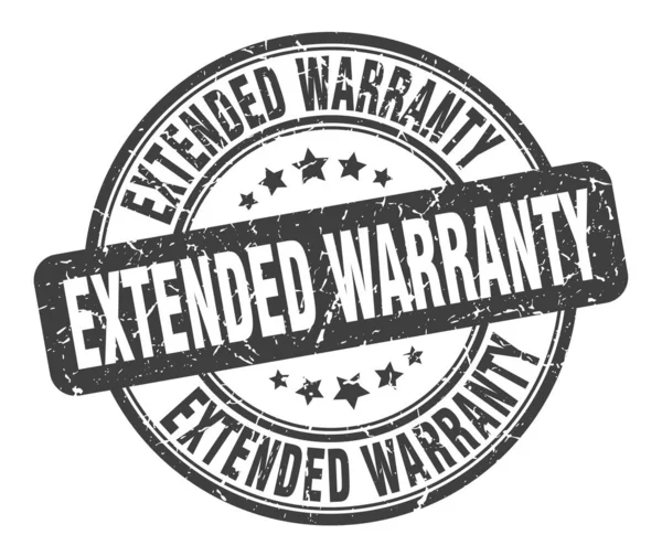 Extended warranty stamp. extended warranty round grunge sign. extended warranty — Stock Vector