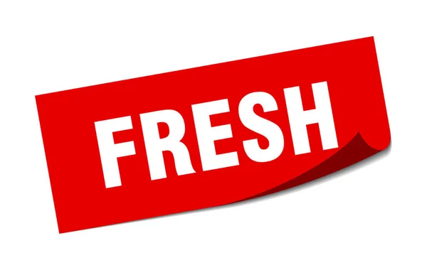 Fresh sticker. fresh square isolated sign. fresh — Stock Vector