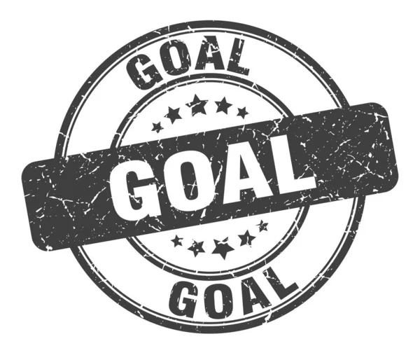 Goal stamp. goal round grunge sign. goal — Stock Vector