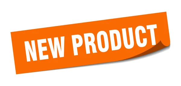 Novo adesivo do produto. novo produto quadrado isolado sinal. novo produto — Vetor de Stock