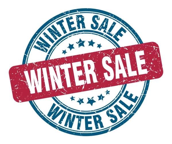 Winter verkoop stempel. winter verkoop ronde grunge teken. winter Sale — Stockvector