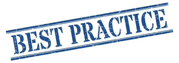 Best Practice stempel. Best Practice vierkante grunge teken. beste praktijken — Stockvector