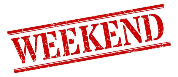 แสตมป์วันหยุด สุดสัปดาห์นี้ สแควร์ กริงจ์ สุดสัปดาห์ — ภาพเวกเตอร์สต็อก