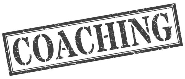 Coaching bélyegző. coaching tér grunge jel. Coaching — Stock Vector