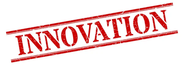 Інноваційна марка. інноваційний квадратний грандж знак. інновації — стоковий вектор
